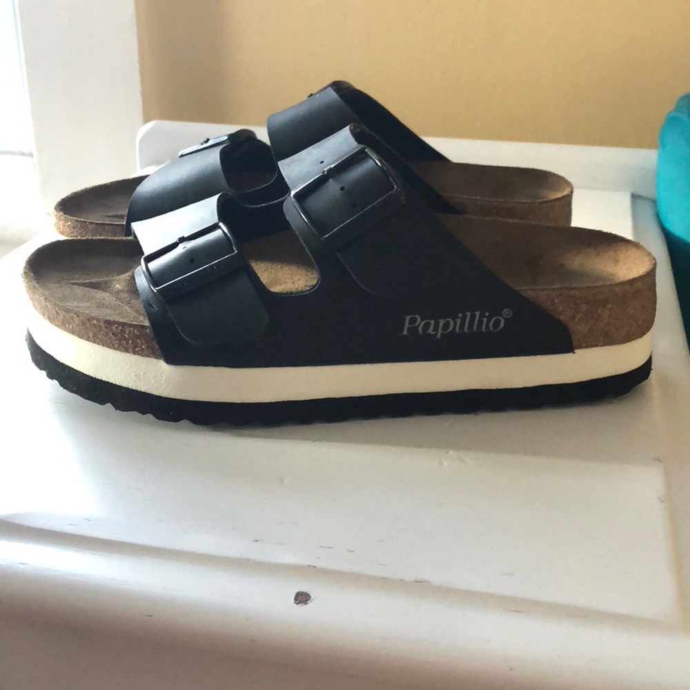 Birkenstock platform sandals